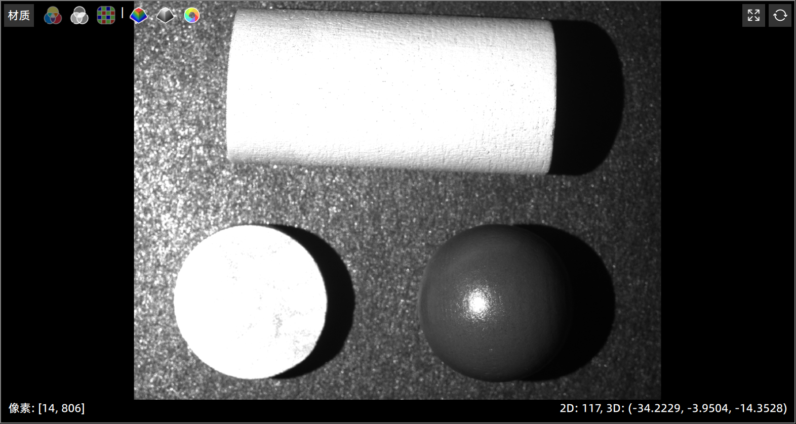 原始数据中的2D图像